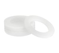 sourcing map Silicone Gasket, 40mm OD 25mm ID 3mm Width VMQ Seal Rings Washer for Shower Head Water Hose Faucet Plumbing Pipeline, White 5Pcs