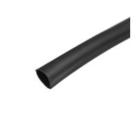 sourcing map Silicone Heat Shrink Tubing 1.7:1 Ratio 0.51"（13mm) ID x 0.59"（15mm) OD 3.28ft(1m) Silicone Rubber Hose Insulation Sleeve for Automotive Wiring Marine, Black