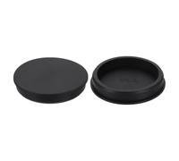 sourcing map Silicone Hole Plug for 95mm/3.74" Rubber Stoppers Black 2Pcs | Bottle Seal Plugs,Tube Pipe End Caps,Waterproof Round,for Bathtub Bottle