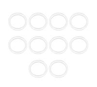 sourcing map Silicone O-Ring, 15mm OD, 11mm ID, 2mm Width, VMQ Seal Rings Gasket, White, Pack of 10