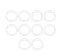 sourcing map Silicone O-Ring,21mm OD,15mm ID,3mm Width,White,Pack of 10 | VMQ Seal Rings Gasket