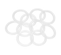 sourcing map Silicone O-Ring 26mm OD 19mm ID 3.5mm Width White 10 Pcs