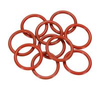 sourcing map Silicone O-Ring 27mm OD 21mm ID 3mm Width Red 10 Pcs | Metric,Sealing Gasket,Plumbing VMQ Seal O-Ring Washer,for Pressure Washer Air Gas Connections Auto Repair