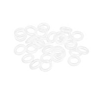 sourcing map Silicone O-Ring, 9mm OD, 5mm ID, 2mm Width, VMQ Seal Rings Gasket, White, Pack of 30