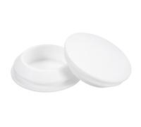 Sourcing Map Silicone Plugs - 8 Pcs Round Snap in Locking Hole Stoppers for 30-33mm Hole, Waterproof Furniture End Caps Inserts, White