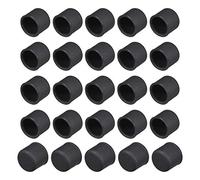 sourcing map Silicone RCA Port Anti-Dust Stopper Cap Cover Black 20pcs