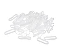 sourcing map Silicone Rubber Bands Rings 100Pcs Non-slip 30mm Dia 1mm Thick 5mm Width for Wire Cord Cable Wrapping, Bundle