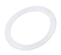 sourcing map Silicone Rubber Gasket Industrial Flange O-Ring for 2.5 Inch Clamp White Pack of 2