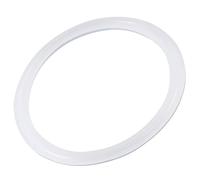 sourcing map Silicone Rubber Gasket Industrial Flange O-Ring for 4 Inch Clamp White Pack of 2
