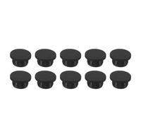 sourcing map Silicone Rubber Hole Plug 19.5mm Diameter Soft Flexible Stopper for 19mm Hole Black 10 Pieces