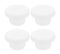 sourcing map Silicone Rubber Hole Plug White Soft Flexible Stopper for 14-15mm Hole 4 Pieces