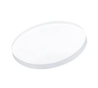 sourcing map Silicone Rubber Sheet Gaskets 30mm OD 2mm Thick Round Solid Washer, White Pack of 6