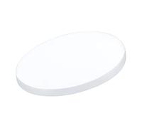 sourcing map Silicone Rubber Sheet Gaskets 40mm OD 3mm Thick Round Solid Washer, White Pack of 10