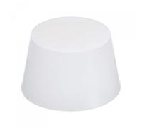 sourcing map Silicone Rubber Tapered Plug 42mm to 53mm Solid White for Powder Coating, Painting, Anodizing, Plating, Sandblasting, Laboratory Use