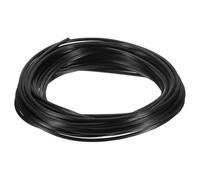 sourcing map Silicone Screen Spline, 0.18"x49.2ft Round Window Screen Repair Retainer Spline for Door Window Screens Replacement (15 Meter, Black)