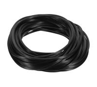 sourcing map Silicone Screen Spline, 0.2"x65.6ft Round Window Screen Repair Retainer Spline for Door Window Screens Replacement (20 Meter, Black)