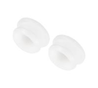 sourcing map Silicone Snap in Locking Hole Plugs,Rubber Panel Seal Cover Flush Type Panel Round for Kitchen Rubber Bulkheads Waterproof Sealing Plugs 26mm/1 Inch Diameter White,Pack of 2