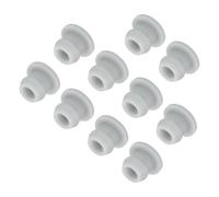 sourcing map Silicone Snap in Locking Hole Plugs,Rubber Panel Seal Cover Flush Type Panel Round for Kitchen Rubber Bulkheads Waterproof Sealing Plugs 6mm/0.24 Inch Diameter Grey,Pack of 50
