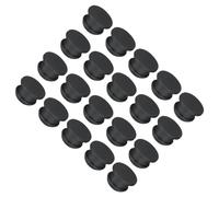 sourcing map Silicone Snap in Locking Hole Plugs Rubber Panel Seal Cover Flush Type Panel Round for Kitchen Rubber Bulkheads Waterproof Sealing Plugs 11.5mm/0.45 Inch Dia Black,Pack of 30