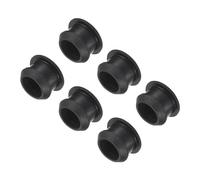 sourcing map Silicone Snap in Locking Hole Plugs,Rubber Panel Seal Cover Flush Type Panel Round for Kitchen Rubber Bulkheads Waterproof Sealing Plugs 13mm/0.5 Inch Diameter Black,Pack of 6