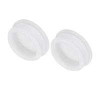 sourcing map Silicone Snap in Locking Hole Plugs Rubber Panel Seal Cover Flush Type Panel Round for Kitchen Rubber Bulkheads Waterproof Sealing Plugs 40mm/1.57 Inch Diameter White,Pack of 2