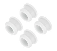 sourcing map Silicone Snap in Locking Hole Plugs,Rubber Panel Seal Cover Flush Type Panel Round for Kitchen Rubber Bulkheads Waterproof Sealing Plugs 13.5mm/0.53 Inch Diameter White,Pack of 4
