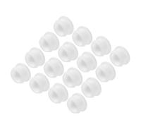 sourcing map Silicone Snap in Locking Hole Plugs Rubber Panel Seal Cover Flush Type Panel Round for Kitchen Rubber Bulkheads Waterproof Sealing Plugs 19mm/0.75 Inch Diameter White,Pack of 16