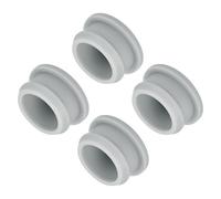 sourcing map Silicone Snap in Locking Hole Plugs,Rubber Panel Seal Cover Flush Type Panel Round for Kitchen Rubber Bulkheads Waterproof Sealing Plugs 26mm/1.02 Inch Diameter Grey,Pack of 4