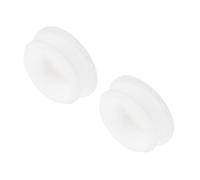 sourcing map Silicone Snap in Locking Hole Plugs,Rubber Panel Seal Cover Flush Type Panel Round for Kitchen Rubber Bulkheads Waterproof Sealing Plugs 38.6mm/1.5 Inch Diameter White,Pack of 2