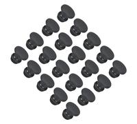 sourcing map Silicone Snap in Locking Hole Plugs Rubber Panel Seal Cover Flush Type Panel Round for Kitchen Rubber Bulkheads Waterproof Sealing Plugs 5mm/0.2 Inch Dia Black,Pack of 30