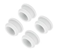 sourcing map Silicone Snap in Locking Hole Plugs,Rubber Panel Seal Cover Flush Type Panel Round for Kitchen Rubber Bulkheads Waterproof Sealing Plugs 19mm/0.75 Inch Diameter White,Pack of 4