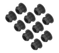 sourcing map Silicone Snap in Locking Hole Plugs,Rubber Panel Seal Cover Flush Type Panel Round for Kitchen Rubber Bulkheads Waterproof Sealing Plugs 9mm/0.35 Inch Diameter Black,Pack of 30