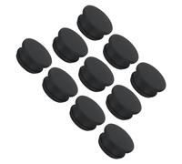 sourcing map Silicone Snap in Locking Hole Plugs Rubber Panel Seal Cover Flush Type Panel Round for Kitchen Rubber Bulkheads Waterproof Sealing Plugs 24mm/0.94 Inch Diameter Black,Pack of 10