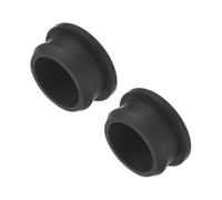 sourcing map Silicone Snap in Locking Hole Plugs,Rubber Panel Seal Cover Flush Type Panel Round for Kitchen Rubber Bulkheads Waterproof Sealing Plugs 26mm/1 Inch Diameter Black,Pack of 2
