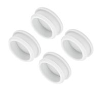 sourcing map Silicone Snap in Locking Hole Plugs,Rubber Panel Seal Cover Flush Type Panel Round for Kitchen Rubber Bulkheads Waterproof Sealing Plugs 38.6mm/1.52 Inch Diameter White,Pack of 4