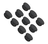 sourcing map Silicone Snap in Locking Hole Plugs Rubber Panel Seal Cover Flush Type Panel Round for Kitchen Rubber Bulkheads Waterproof Sealing Plugs 26mm/1.02 Inch Dia Black,Pack of 10