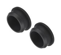 sourcing map Silicone Snap in Locking Hole Plugs,Rubber Panel Seal Cover Flush Type Panel Round for Kitchen Rubber Bulkheads Waterproof Sealing Plugs 30mm/1.2 Inch Diameter Black,Pack of 2