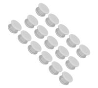 sourcing map Silicone Snap in Locking Hole Plugs,Rubber Panel Seal Cover Flush Type Panel Round for Kitchen Rubber Bulkheads Waterproof Sealing Plugs 13mm/0.51 Inch Diameter Grey,Pack of 16