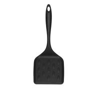 sourcing map Silicone Tamagoyaki Spatula, Wide Omelette Spatula Nonstick Heat-Resistant Pancake Shovel Flipper Nonstick Cookware for Kitchen Cooking Eggs Pancake Pizza Steak, Large/Black