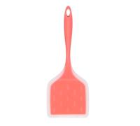 sourcing map Silicone Tamagoyaki Spatula, Wide Omelette Spatula Nonstick Heat-Resistant Pancake Shovel Flipper Cookware for Kitchen Cooking Eggs Pancake Pizza Steak, Large/Frosted Orange