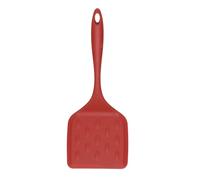 sourcing map Silicone Tamagoyaki Spatula, Wide Omelette Spatula Nonstick Heat-Resistant Pancake Shovel Flipper Nonstick Cookware for Kitchen Cooking Eggs Pancake Pizza Steak, Large/Red