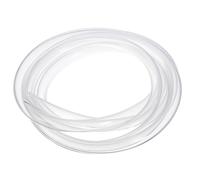 sourcing map Silicone Tubing, 10mm ID x 13mm OD - 6.56Ft Long Flexible Pure Silicone Hoses, High Temp Clear Hose Tube for Home Brewing, Aquaponics, Air Hose, Irrigation