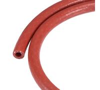 sourcing map Silicone Vacuum Tubing Heater Hose 6mm ID 2m 101psi 392F Red Reinforced High Temperature for Engine