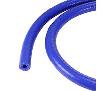 sourcing map Silicone Vacuum Tubing Heater Hose 8mm ID 14mm OD 3.3ft 101psi 392F Blue Reinforced High Temperature for Engine
