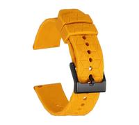 sourcing map Silicone Watch Bands 22mm Width Soft Quick Release Watch Bands Replacement Sports Wristband with Stainless Steel Buckle for Men Women, Orange