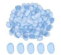 sourcing map Silk Artificial Flower Petals, Light Blue Wedding Faux Flowers 1.6 Inch x 1.8 Inch for Wedding Centerpieces, Party Decoration Pack of 400
