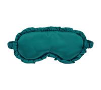 sourcing map Silk Sleep Masks, Soft Satin Eye Protection Block Light Masks, Block Light Eye Sleep Cover with Adjustable Straps, Unisex for Nighttime Sleeping, Travel and Office Nap, Dark Green