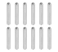 sourcing map Silver Ball Point Set Screws, M3x20mm 304 Stainless Steel Hex Socket Spring Plungers Grub Screw for Industrial Electronic Machine Home Furniture Repair Workplaces, Pack of 12