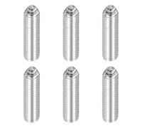 sourcing map Silver Ball Point Set Screws, M8x30mm 304 Stainless Steel Hex Socket Spring Plungers Grub Screw for Industrial Electronic Machine Home Furniture Repair Workplaces, Pack of 6