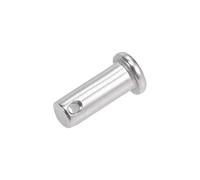 sourcing map Single Hole Clevis Pins - 10mm X 25mm Flat Head 304 Stainless Steel Link Hinge Pin
